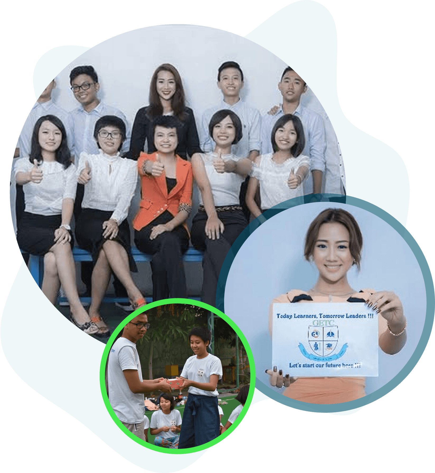 Adults participating in English programs